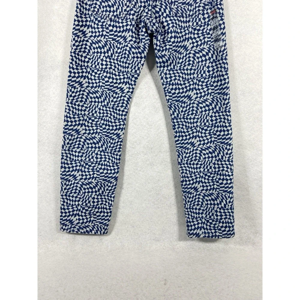 Levi's Jeans Women's 27x30 Blue Mid Rise Straight Denim Geometric New - Picture 5 of 13